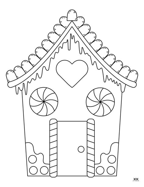 Ginger Bread House Printable Sheet