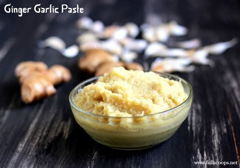 Ginger Garlic Paste Preparation