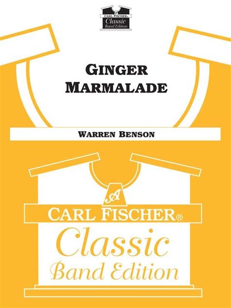 Ginger Marmalade Benson