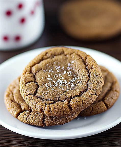 Ginger Molasses Cookies Baking