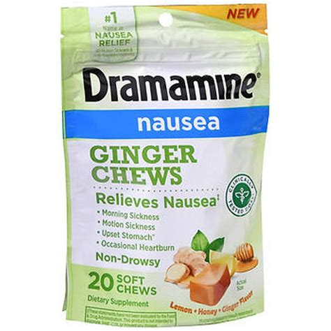 ginger nausea chews