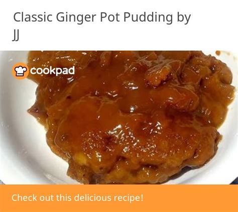 Ginger Pudding In A Pot