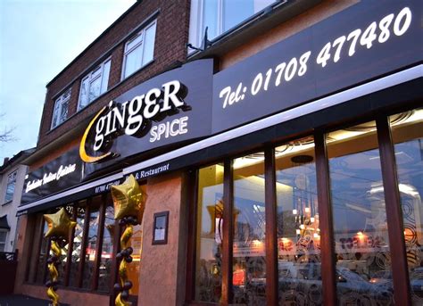 Ginger Spice Gidea Park Menu