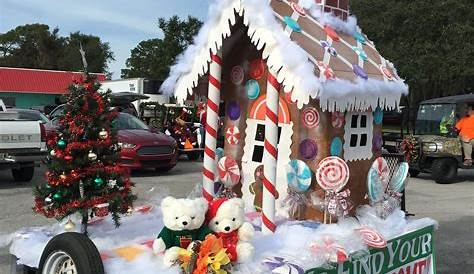 Gingerbread Christmas Float Ideas Candy House We Sell Real Estate And This