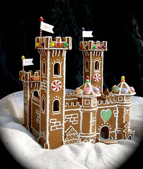 Gingerbread Castle Template Awesome Plumeria Cake Studio Gingerbread