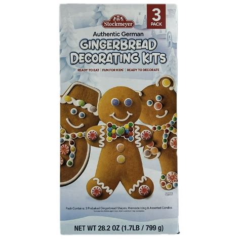 Giant Gingerbread Man Decorating Kit Riesterer's Bakery