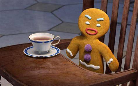 Gingy the Gingerbread Man from Shrek Lifesize Cardboard Cutout. Buy