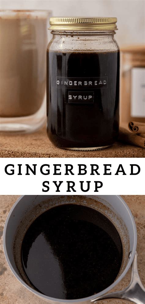 Gingerbread Coffee Syrup HappiHomemade with Sammi Ricke