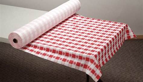 Purple Gingham Plastic Tablecloth Roll | Gingham tablecloth, Party
