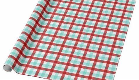 Three Sheets Of Dogs Gingham Wrapping Paper By Kit and Sonny