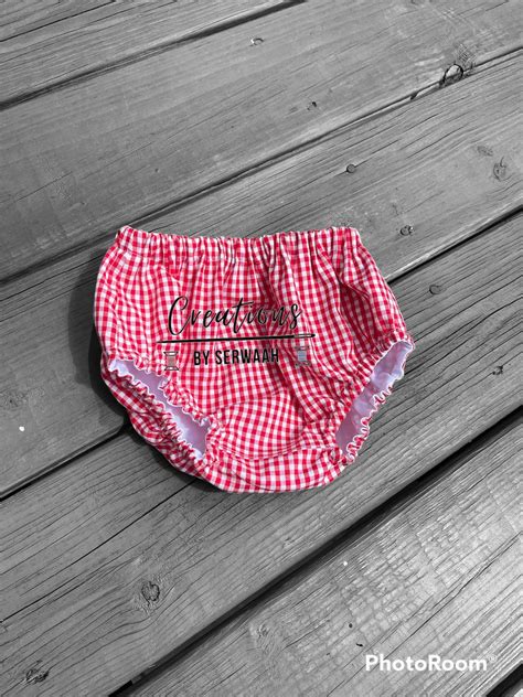Gingham Diaper Cover