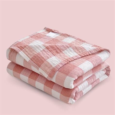Gingham Throw Blanket