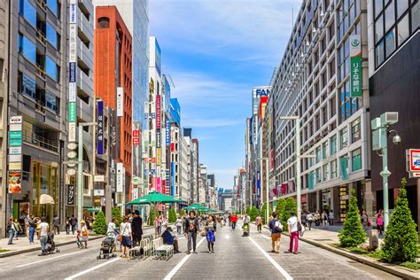 ginza street tokyo japan