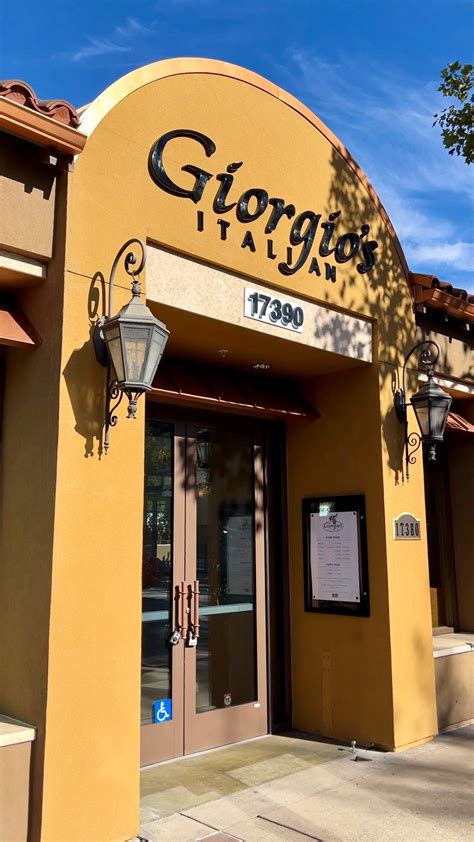 giorgio's ristorante & bar menu