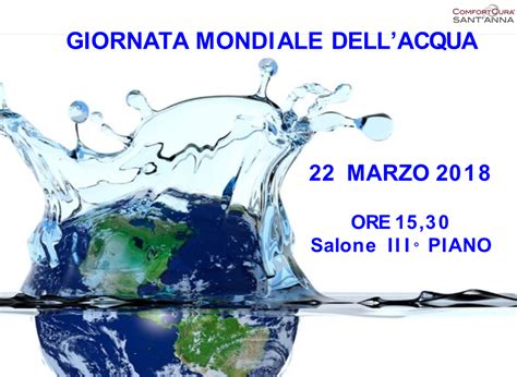 giornata mondiale dell'acqua eventi