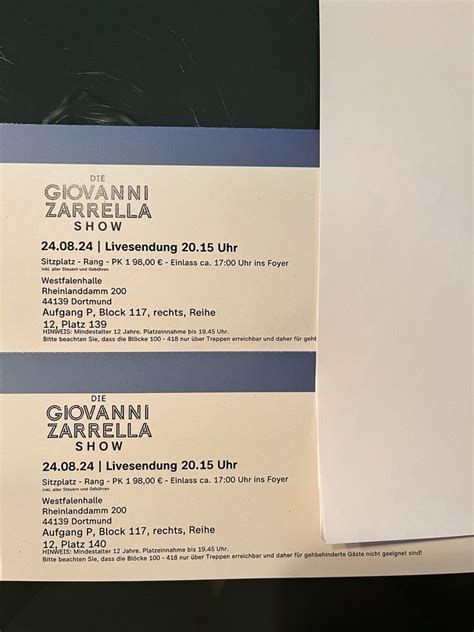 giovanni zarrella show 2024 tickets