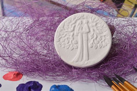 Gips Deko Wand handgemacht Mosaik Fliesen Gips Dekoration Landhaus Deko