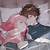girl and boy sleeping anime