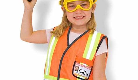 Girl Construction Worker Costume Cutie Adult