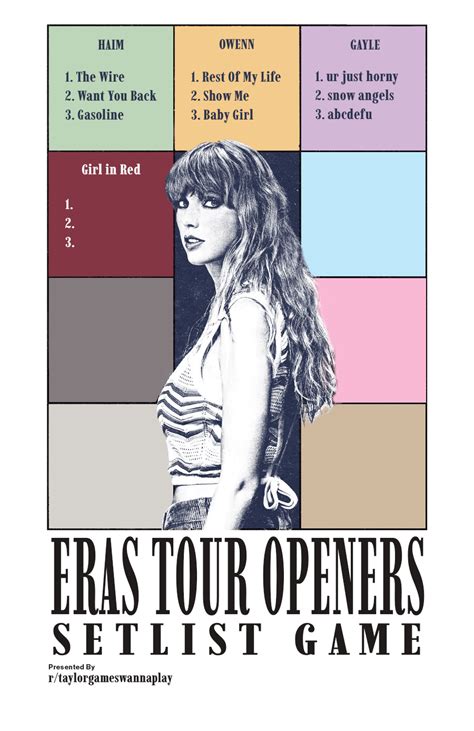 girl in red setlist eras tour