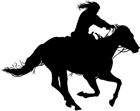 girl riding horse svg