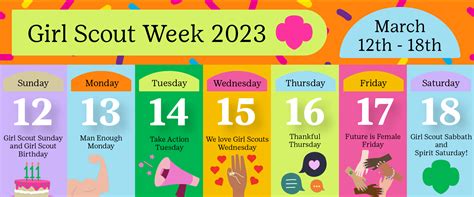 girl scout week activities 2023