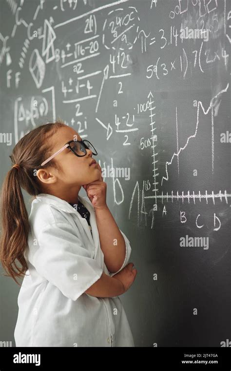 Girl Solving Math Equation