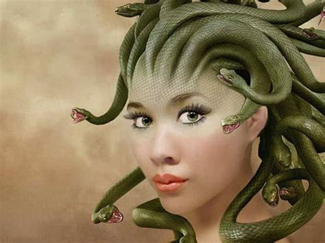 girl with snake hair