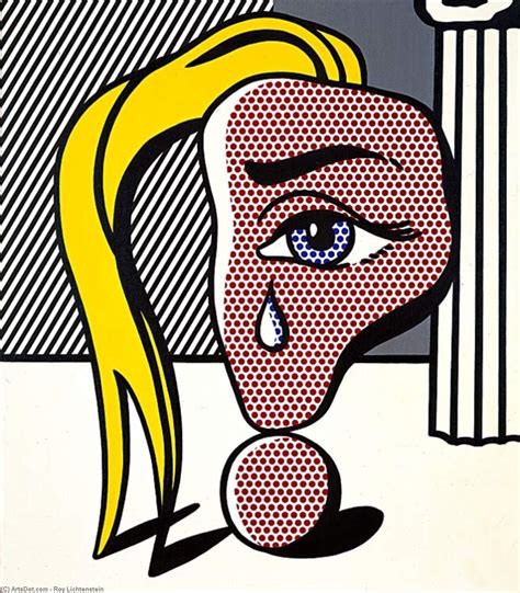 girl with tear roy lichtenstein