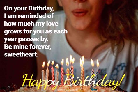 girlfriend birthday wishes in english words