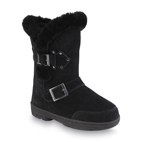 girls black bearpaw boots