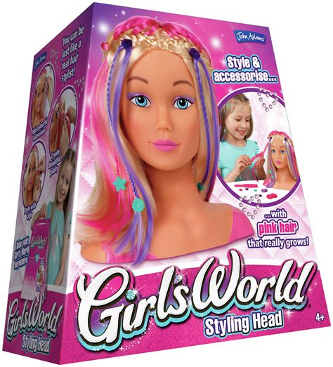 girls world styling head asda