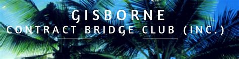 gisborne contract bridge club