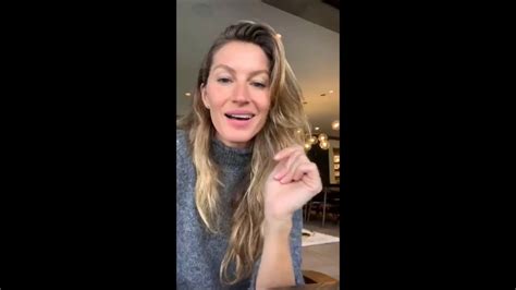 gisele bündchen instagram live