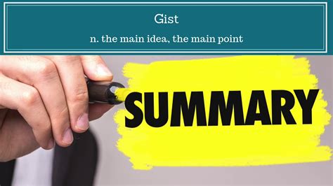 gist of lesson meaning in malayalam