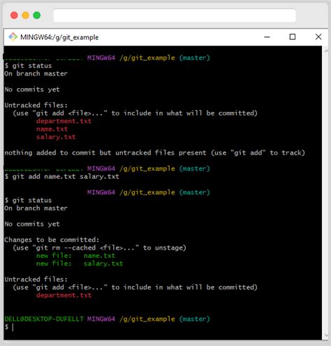 git add command for multiple files