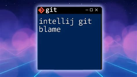 git blame ignore revs intellij