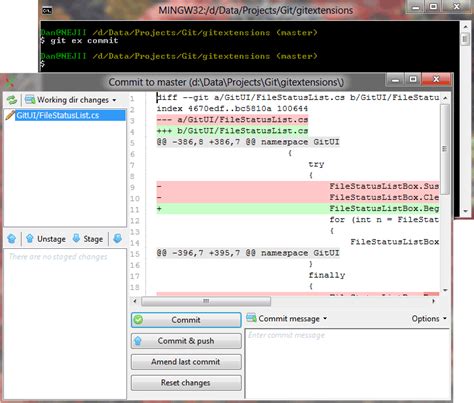 git command line extension