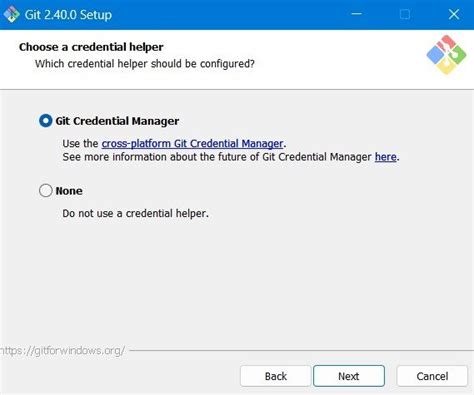 git install credential manager
