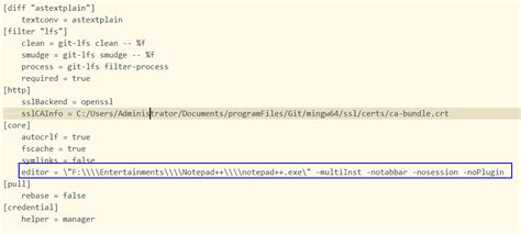 Git Notepad As Editor