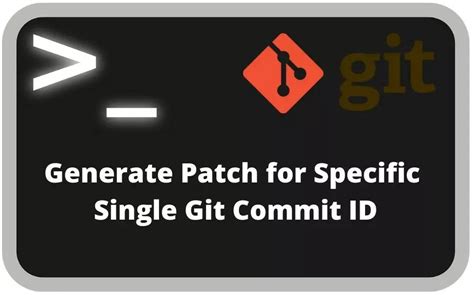 Git Patch For Commit