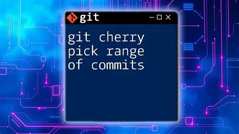 Git Patch Several Commits