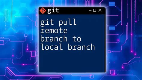 git pull remote master to local branch