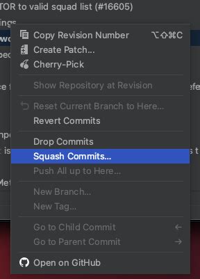 Git Squash Commits Android Studio