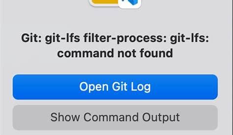 git-lfs filter-process git-lfs command not found