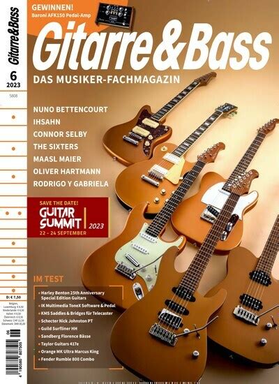 guitar acoustic Ausgabe 06/2015 PPVMEDIEN, 5,80 € Akustische