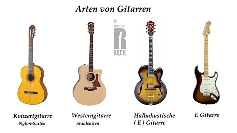 Die wunderbare Welt Deutscher EGitarren Namen GITARRE & BASS