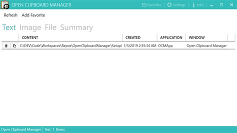Github C# Clipboard Manager