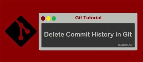 github delete commit history