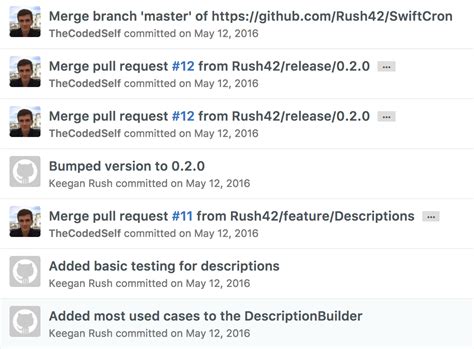 github edit commit history
